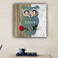 Best wholesale wall art custom design abstract owl photo picture canvas print original product painting