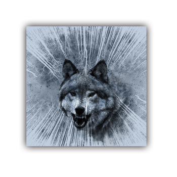 High quality animal wolf picture custom modern wall decoration living room background canvas painting High quality animal wolf picture custom modern wall decoration living room background canvas painting
