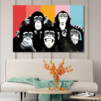 Safari Baby Animal Poster Canvas Painting Nursery Wall Art Print Child Room Picture Nordic Kids Bedroom Decor