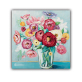 Handmade Oil Painting Canvas Abstract Oil Painting Modern Canvas Wall Art Living Room Decorative Flower Rose Painting