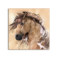 Top fashion running brown horse art home painting, size and logo customized decoration wall painting