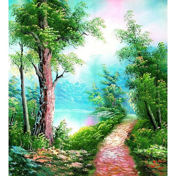 Digital oil painting manual color filling diy production