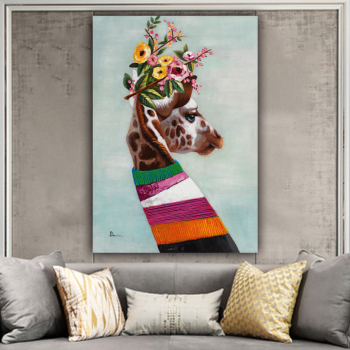 Handmade Animal Oil Painting High Quality Handmade Animal Abstract Oil Painting Home Wall Art Painting