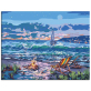 Landscape DIY Painting By Numbers No Frame Sea Beach Oil Hand Painted On Canvas Home Decoration Paintings Art Picture