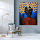 Graffiti Art Black Woman Canvas Paintings On the Wall Posters And Prints African Woman Wall Art Modern Pictures for Home Design