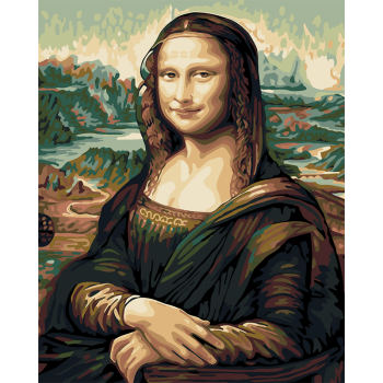 Mona Lisa pintura Diy pintura Digital por números hecho a mano retrato arte cuadro pintura al óleo clásica para arte de pared del hogar