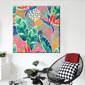 Nordic Art Print  Watercolor Cactus Canvas Painting Poster  Wall Art Pictures For Living Room Home Decor No Frame