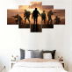 Top fashion art of war theme 3d painting digital printing canvas printing custom painting