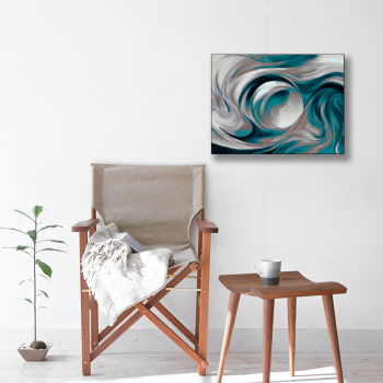 Artwork oil abstract painting hotel decor for wall, frameless canvas custom painting, painting printed canvas