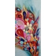 Gros personnalisé paon animaux maison accessoires toile peinture à la main peinture à l'huile pour la décoration intérieure