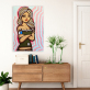 Colorful art custom OEM painting home hotel decoration printing canvas oil painting