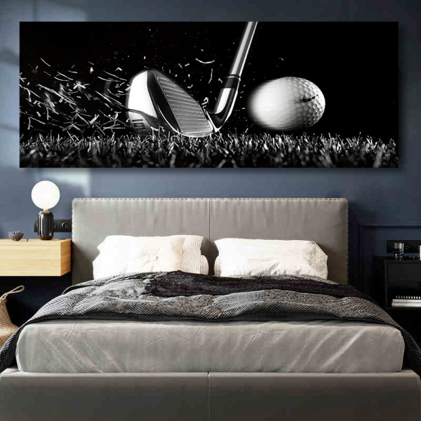 Modern decorative artworks the golf sports art printed painting, wall art poster prints art canvas painting