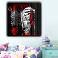 Wall hanging picture frameless animal canvas modern home decoration canvas oil painting art