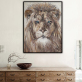 Handmade  Texture Oil Painting A mighty lion Abstract Art Wall Pictures for  Home Office Decoration