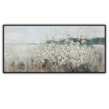 Home Decor Hand Made oil painting Scenery by the river Decorative painting
