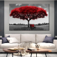 High Quality Painting Canvas Wall Art Modern Landscape Tree Canvas Print Picture For Hotel Decor Picture