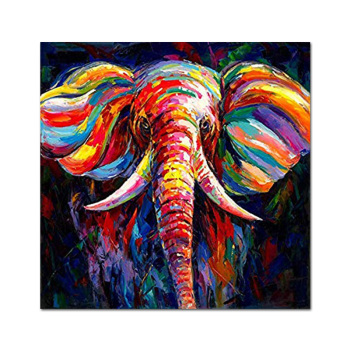 Картина ручной работы, африканское искусство, животное, слон, холст, картина для дома, стен, гостиной, декора, квадро, оптовая продажа