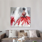 handmade lady portrait oil painting wall art home decoration Abstract heavy texture knife painting canvas art living room