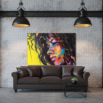 Factory Wholesale Portrait Printed Frameless Wall Decor Abstract Canvas Painting Artwork Hot Sale famous paintings