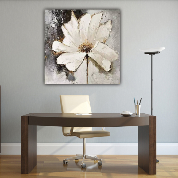 Custom pure hand-painted living room oil painting villa porch mural light luxury bedroom Abstract hanging painting