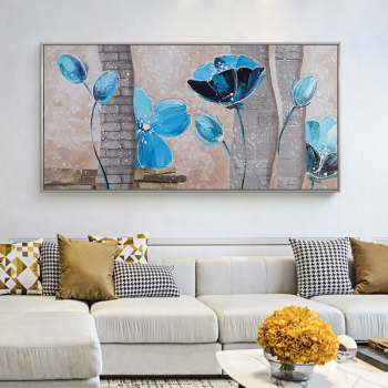 100% Handmade Abstract Design Gold Foil Wall Art Abstract Canvas Oil Painting On Canvas Stretched Ar