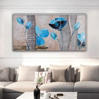 100% Handmade Abstract Design Gold Foil Wall Art Abstract Canvas Oil Painting On Canvas Stretched Ar