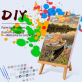 Impressionistische Landschaft Acrylmalerei 40 * 50cm benutzerdefinierte Großhandel Kit Malen nach Zahlen benutzerdefinierte diy Ölgemälde nach Zahlen