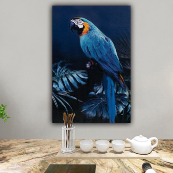 Animal perroquet HD peinture sur toile art mural sans cadre
