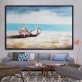 Wall Painting For Living Room Wall Modern Painting Handmade Gold Foil Abstract Hotel Artwork Wall Art Oil Painting On Canvas