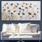 Reine handgemalte Ölgemälde Wohnzimmer Sofa Hintergrund Blume horizontale Platte dekorative Malerei