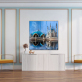 Прозрачный акриловый морской пейзаж в скандинавском стиле, современный синий океан, картины с китом, домашний декор для гостиной
