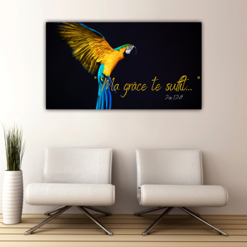 Крылья попугая HD окраска распылением гостиная диван фон мазки стены без рамки