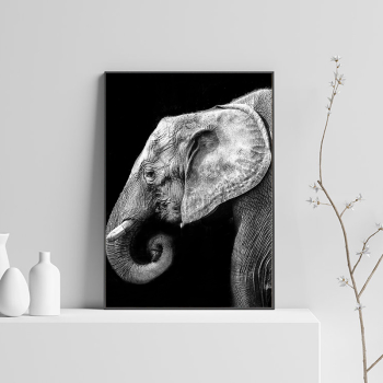 Современная простая крыльцо, декоративная живопись, пространство слона, гостиная, диван, фон, настенная живопись, коридор, атмосфера, черно-белая фреска