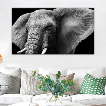 Nordique animal éléphant peinture décorative moderne simple salon canapé fond mur chambre maison séjour chevet peinture suspendue