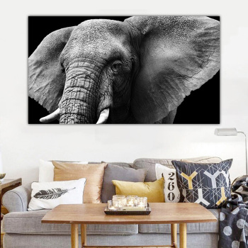 Nordique animal éléphant peinture décorative moderne simple salon canapé fond mur chambre maison séjour chevet peinture suspendue