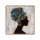 Роскошные африканские картины маслом художественного произведения женщины для оформления живущей комнаты