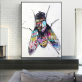 Color insect HD spray painting canvas painting living room hotel decoration painting