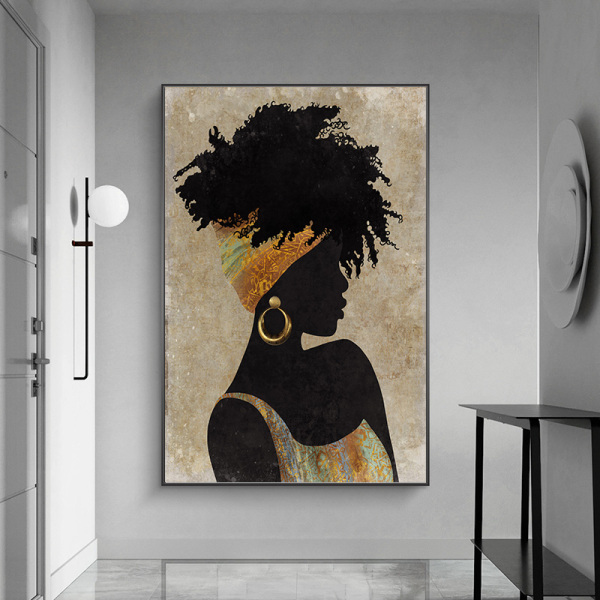 Wholesale High Quality Handmade Artworks Modern Design Decorative Canvas Wall Art Gold foil Abstract Paintings