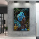 Nouvelle conception acrylique mur décor abstrait oeuvre toile peinture à l'huile pour salon