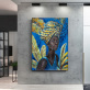 Modernes Wohnkultur-Kunstbild Öl-Leinwand-Gemälde benutzerdefinierte große DIY-Leinwand-Ölgemälde