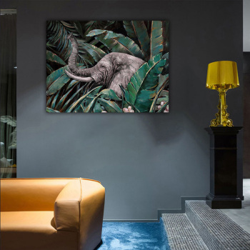 Modifique la pintura al óleo hecha a mano del arte de la pared de las pinturas abstractas modernas para requisitos particulares de la lona en las obras de arte de la lona para el hotel