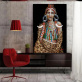 African Art Black and Gold Woman Oil Painting on Canvas Cuadros Posters and Prints Scandinavian Wall Art Picture for Living Room