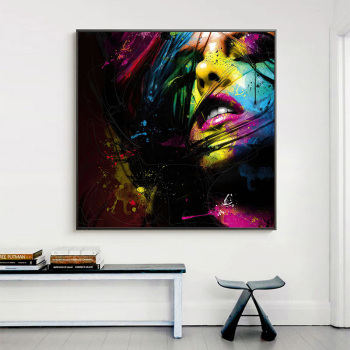 Hotel Project Decoration Dafen High Quality Wall Painting With Frame Canvas Painting Handmade Art