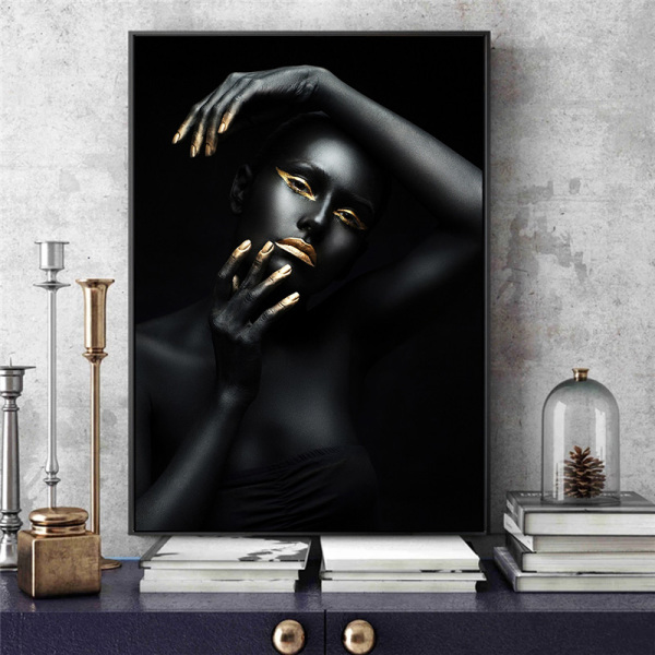 Hotsale African women giclee prints canvas printing decorative Oil Painting for Wall Art