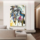 Latest original design  african girl oil painting creative design for home decoration wall art