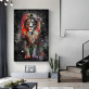 Modern Pop Art on Canvas Prints Paintings for Living Room Wall