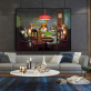 Custom High Quality Wall Decor Digital Printing Photos on Canvas