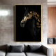 Nordic Canvas Painting  Living Room Golden Art Wall Pictures Print Bedroom Dinning Room Home Decor Unframed Art