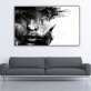 Hotel decoration painting wholesale Nordic modern simple sofa background wall mural bedroom bedside hanging painting