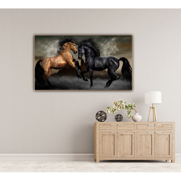 Hotel decoration painting wholesale Nordic modern simple sofa background wall mural bedroom bedside hanging painting